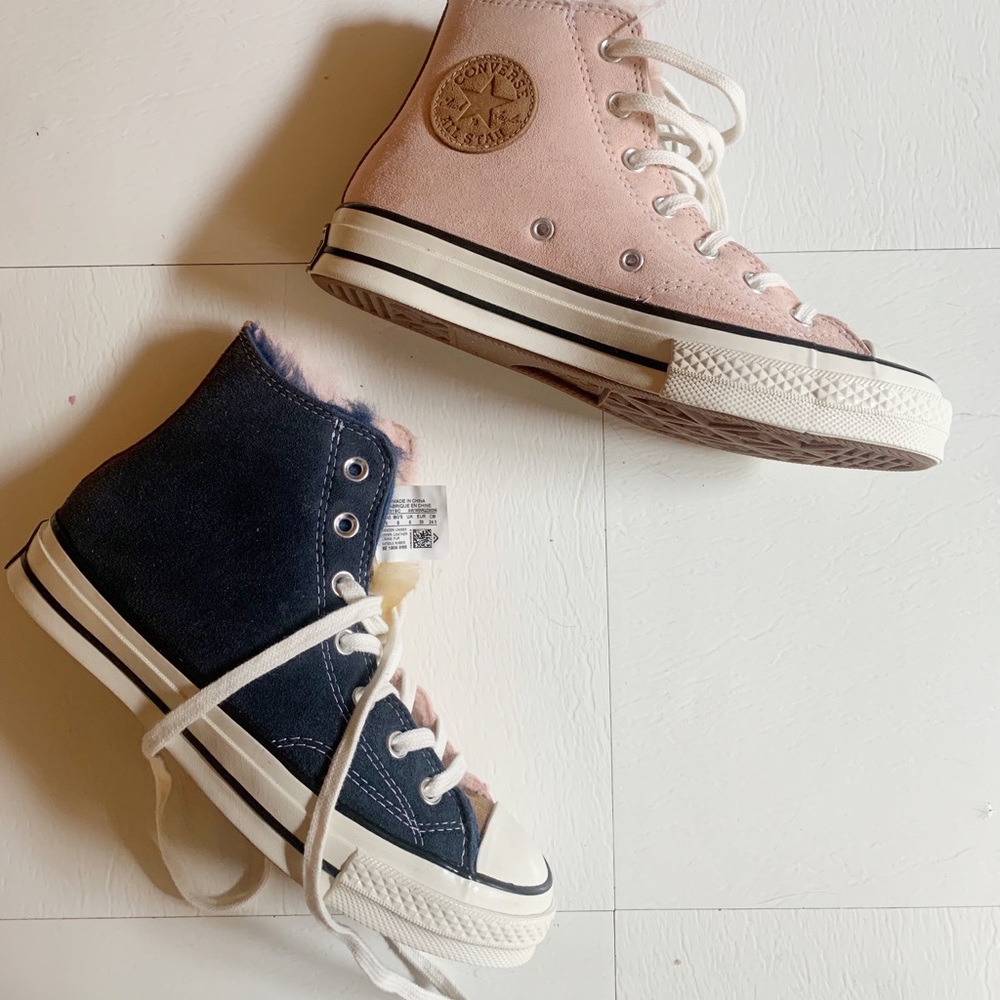 Faux Fur Converse